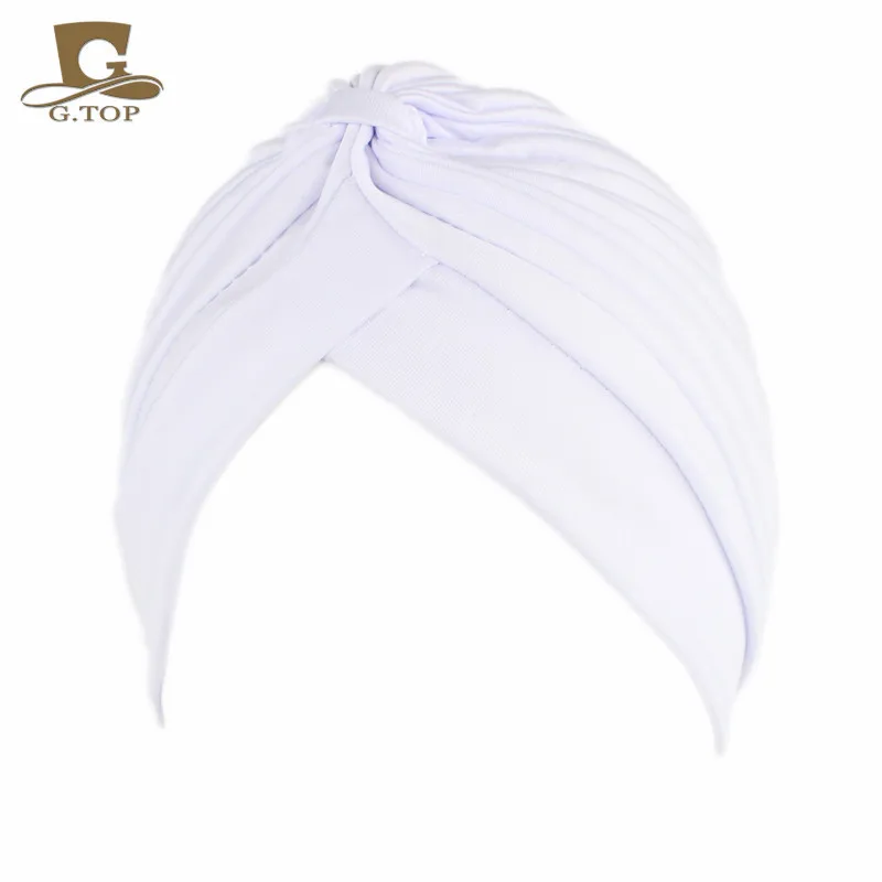 Новый мягкий женский головной убор с узелком и оборками Повседневная Уличная