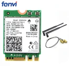 Беспроводная, для Intel AC 9260 9260NGW 802.11ac NGFF Wi-Fi Bluetooth 5,0 карта + 6 дБи IPEX MHF4 U.fl к RP-SMA комплект внешней антенны