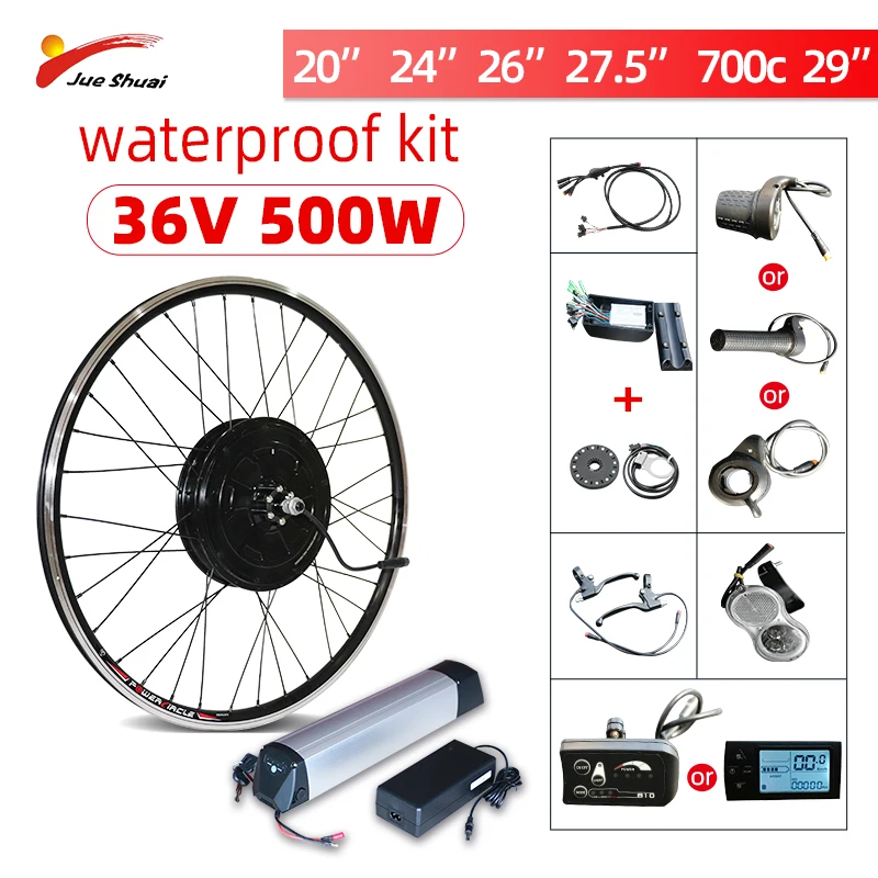 Verkaufen Elektrische Bike Kit Mit Lithium-batterie & Optional Drossel 20
