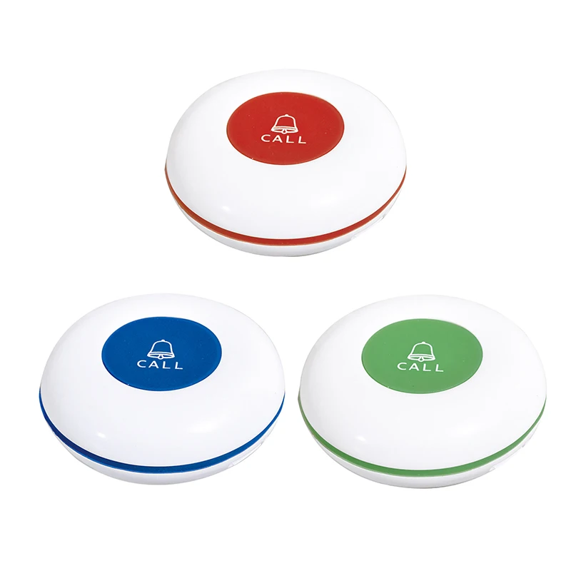 

FL-501 Wireless Calling System Pager Voice Reciver Host Display+5Pcs Hookah Call Button Catering Equipment for Restaurant Cafe