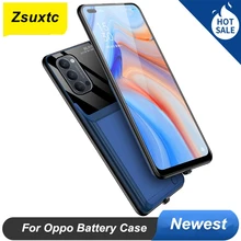 10000 mah For Oppo Reno 4 Reno4 Pro A7 A8 A9 A9X R15X K1 Power Case Battery Charger Case Power Bank