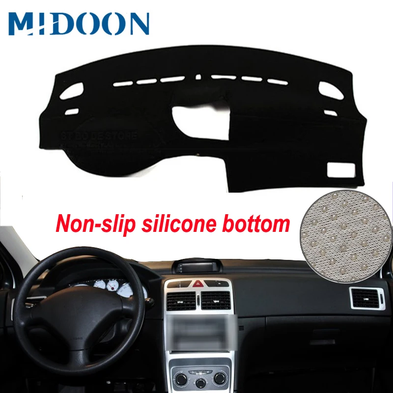 Крышка приборной панели автомобиля MIDOON коврик для Peugeot 3008 I 2008 2009 2010 2011 2012 2013 2014 2015