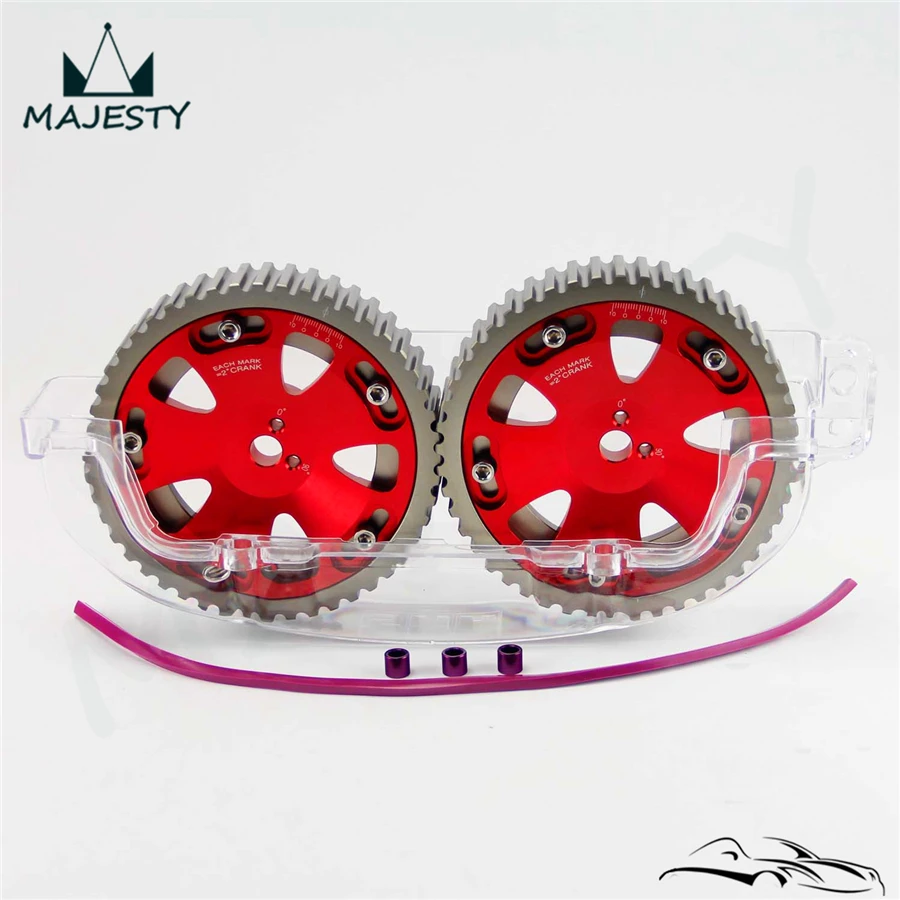 Зубчатый шкив + Крышка для камеры Mitsubishi EVO 1 3 Eclipse DSM 4G63 92 95|cam gears pulley|cam covercam |