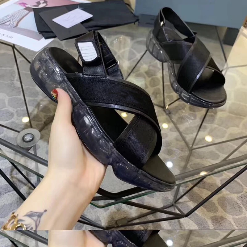 Женские сандалии Роскошные дизайнерские сандалии-гладиаторы Модные туфли на