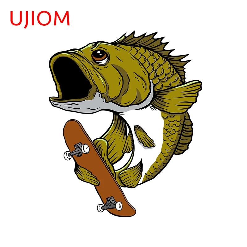 Наклейки на стену UJIOM с изображением рыбок домашние обои декор для комнаты