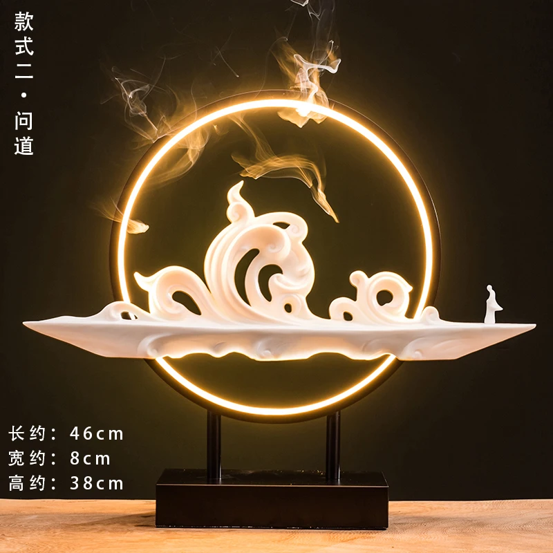 

Electric Incense Burner Tower Arabic Style Holder Ceramic Waterfall Incense Burner Holder Quemador Incienso Candle Holders