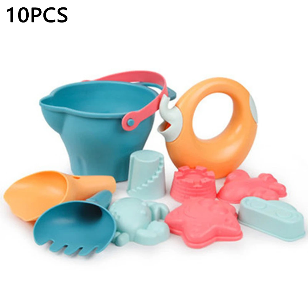 

Beach Toys for Kids 5-14pcs Baby Beach Game Toy Children Sandbox Set Kit Summer Toys for Beach Play Sand Water Play Cart