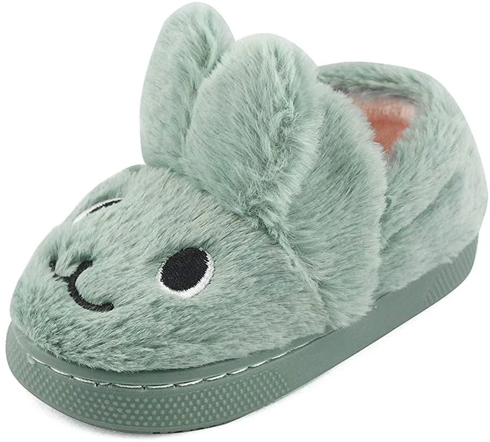 

MK MATT KEELY Boys Girls Cartoon Rabbit Slippers Toddler Winter Warm Plush Shoes