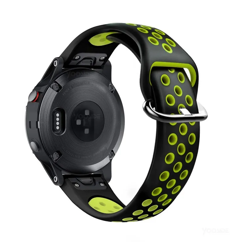 Ремешок Fenix 6 QuickFit 22 мм мягкий силиконовый спортивный водонепроницаемый ремешок