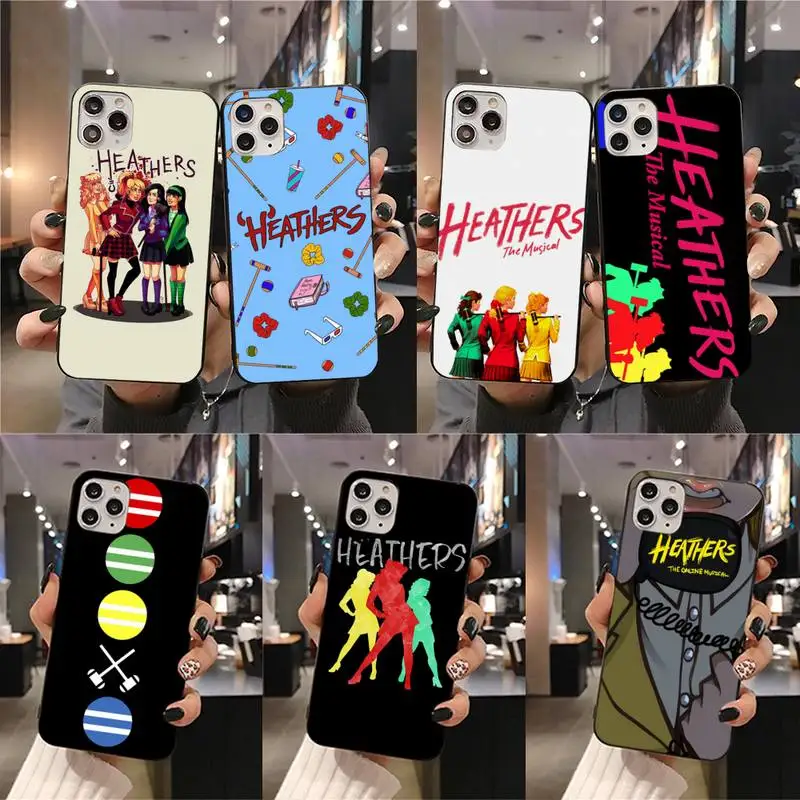 Мягкий силиконовый черный чехол Heathers The Musical Broadway для iPhone 11 pro XS MAX 8 7 6 6S Plus X 5S SE 2020 XR |