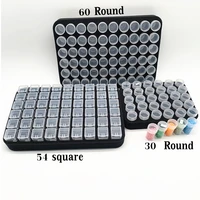 new sale 305460 groove foam with bottled diamond painting accessories squareround transparent bottle mosaic transparent stora