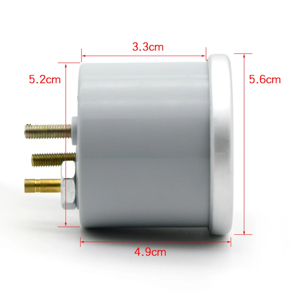 2 &quot52 мм светодиодный дым с прочной защитой циферблат Авто Бар Turbo Boost Манометр