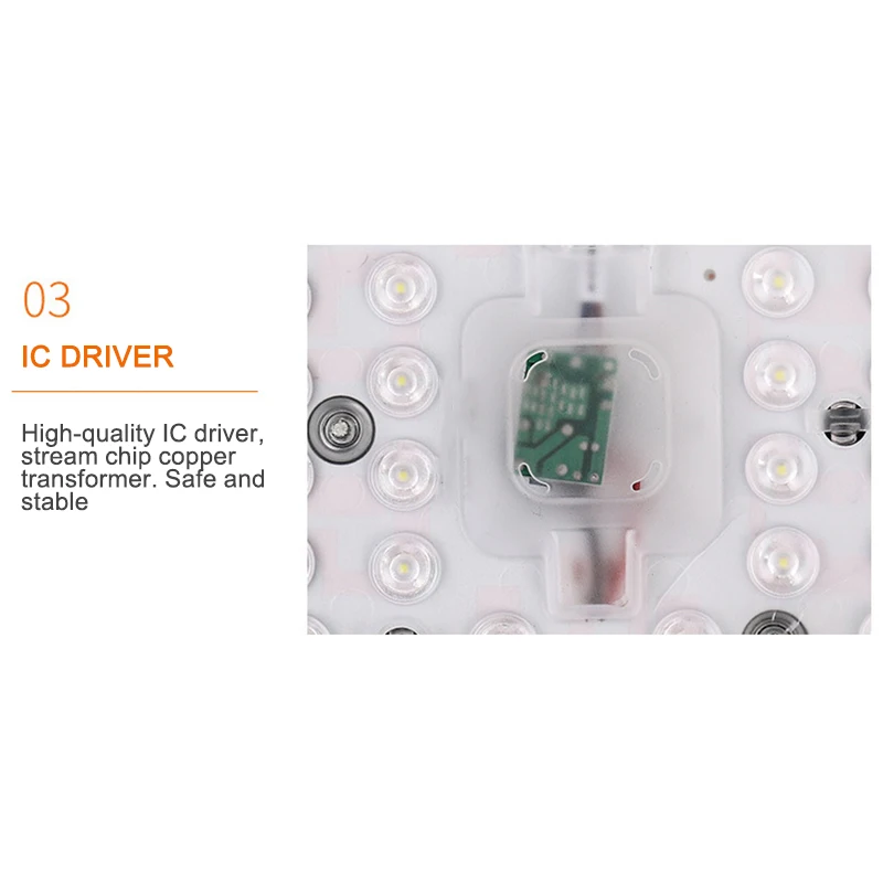 Светодиодный потолочный светильник с модулем внутренний источник света AC220V DC90V