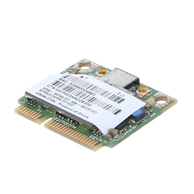 

Для hp BCM943224HMS Беспроводная Двухдиапазонная 802,11 a/g/n половинная мини PCI-E Wi-Fi карта