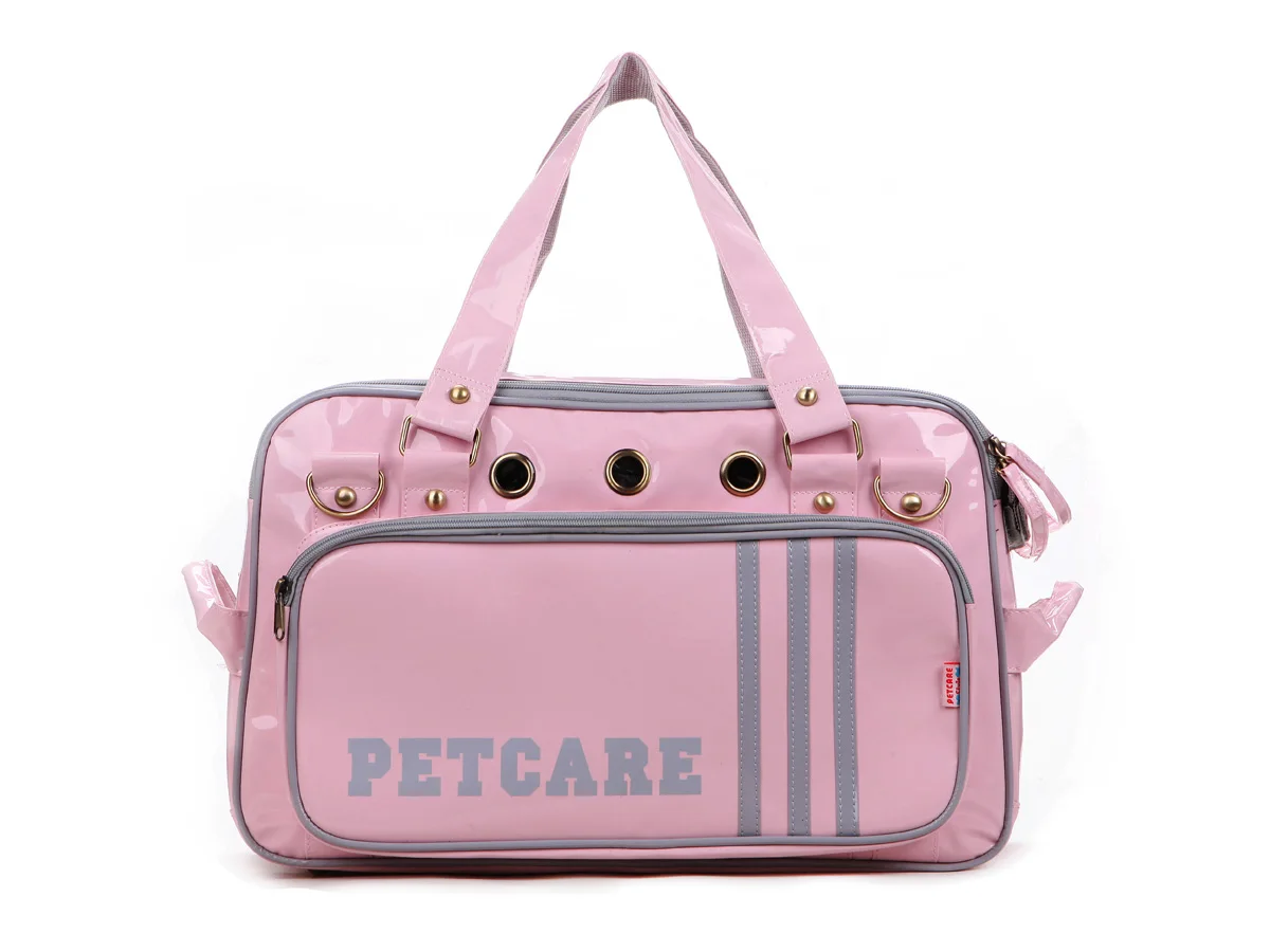 Бесплатная доставка сумка-переноска из полиэстера розового цвета для собак
