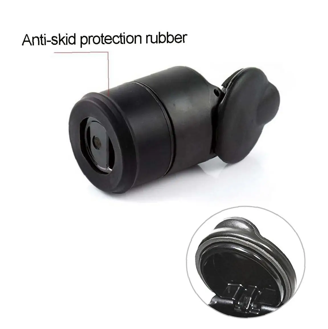 Автомобильная Пепельница Черная сигарета самозатухающая пепельница