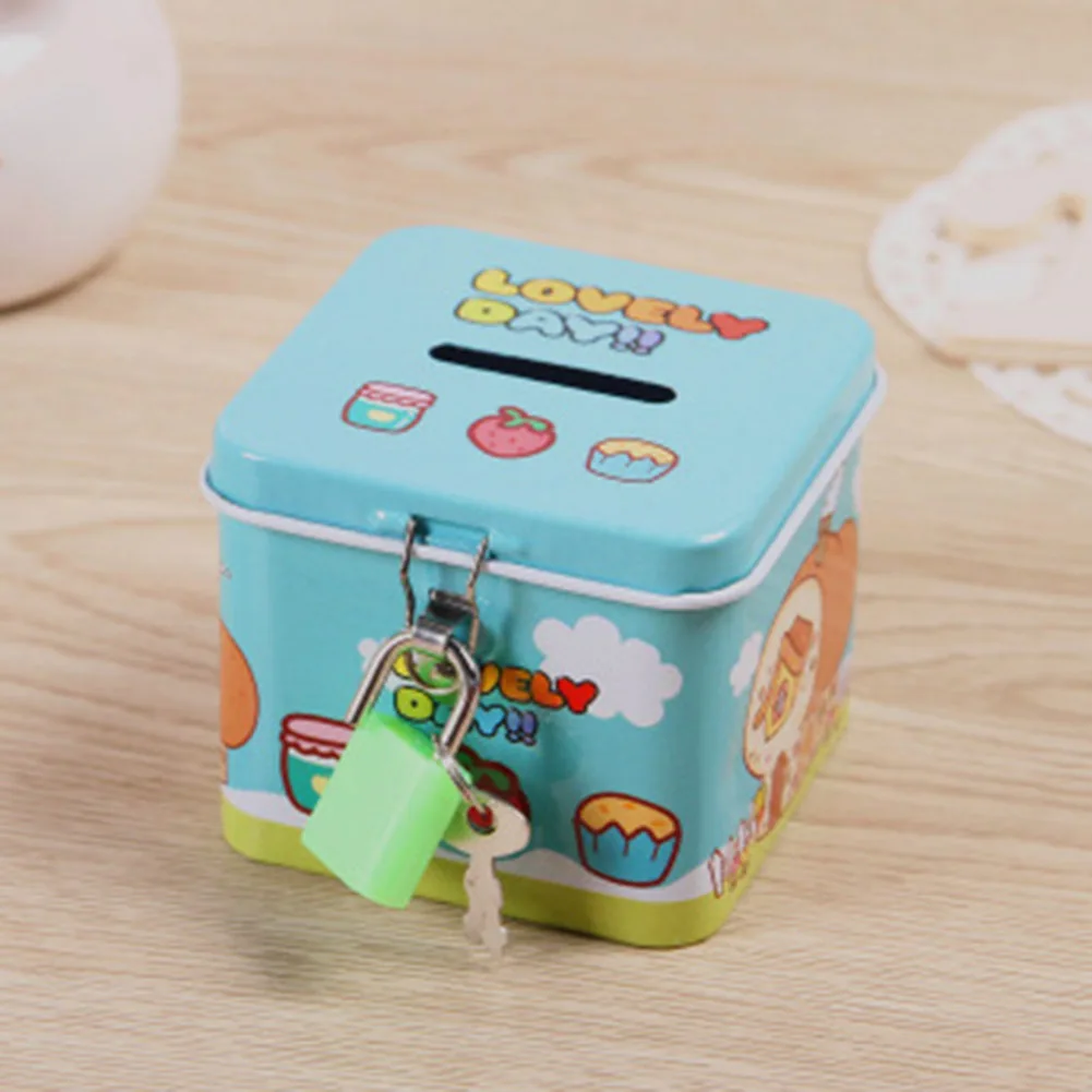 Милая коробка для денег копилка с мультяшным принтом подарки детей случайный