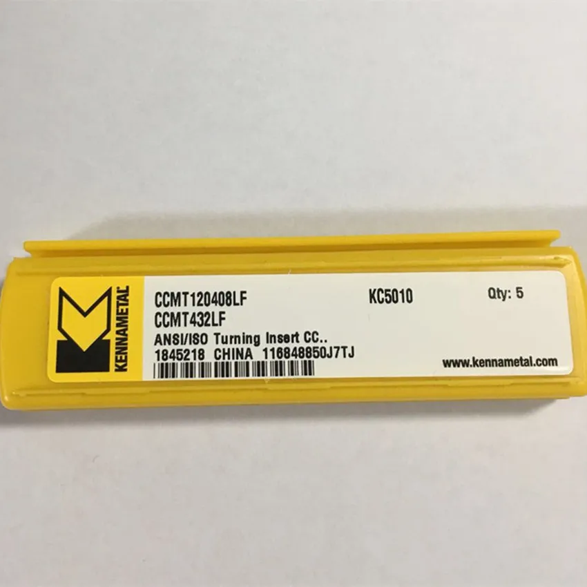 

CCMT120404LF KC5010 / CCMT120408LF KC5010 / CNMG120404MP KC9225 CCMT431 CCMT432 CNC carbide inserts 10PCS/BOX
