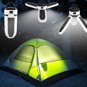 Светильник онарь для кемпинга, складной уличсветильник онарь с зарядкой от USB или солнечной батареей, 60 светодиодов