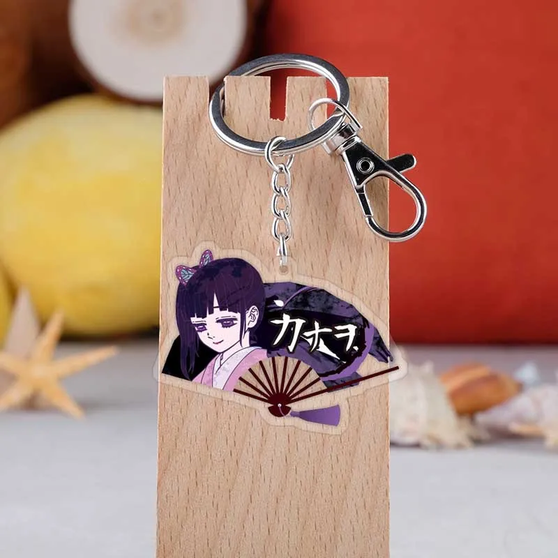 

Anime Demon Slayer Kimetsu No Yaiba Keychain Kamado Tanjirou Kamado-Nezuko Tomioka Giyuu Acrylic Key Chain Cute Funny Cartoon