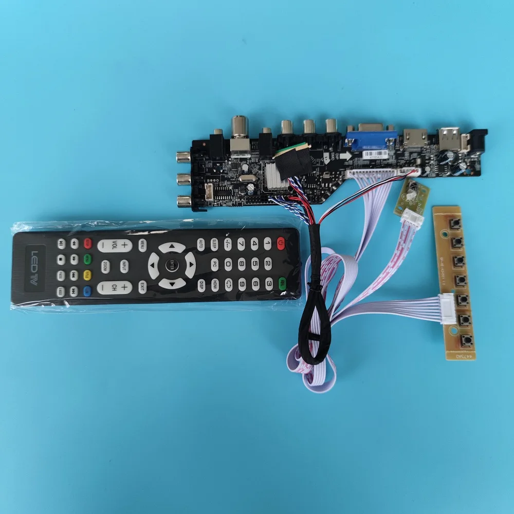 

Kit for N133B6/N133BGE/N134B6 USB+VGA+AV HDMI-compatible 1366*768 screen controller drive card 40Pin LVDS 3663 DVB