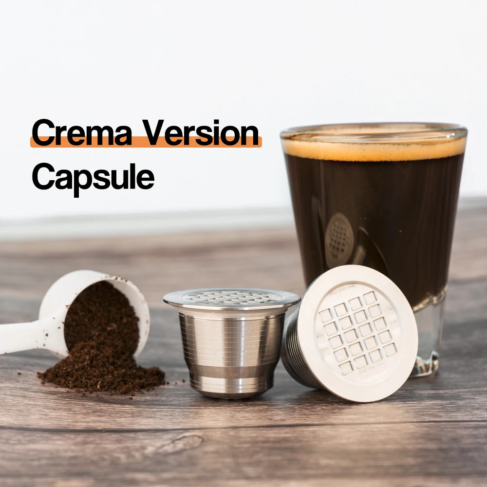 Icafilas многоразовый фильтр для кофе из нержавеющей стали для Nespresso, кофейная капсула многоразового использования, кофейная чашка с фильтром