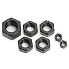 Шестигранная гайка DIN934 M2 M2 M2, 5 8,8 M14 M16 M20 M22 M24 для болтов, 150 шт., черная, класс стали M3 M4 M5 M6 M8 M10 M12