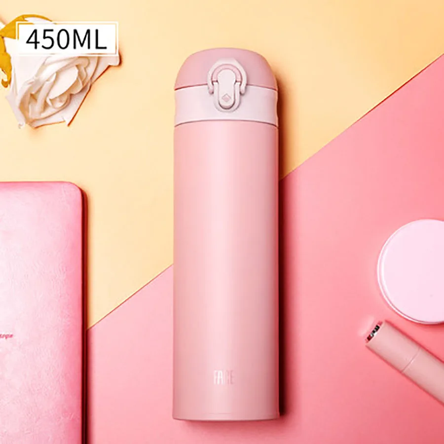 Бутылка термос 500 мл чашка Нержавеющая сталь Кофе кружка бутылка для воды