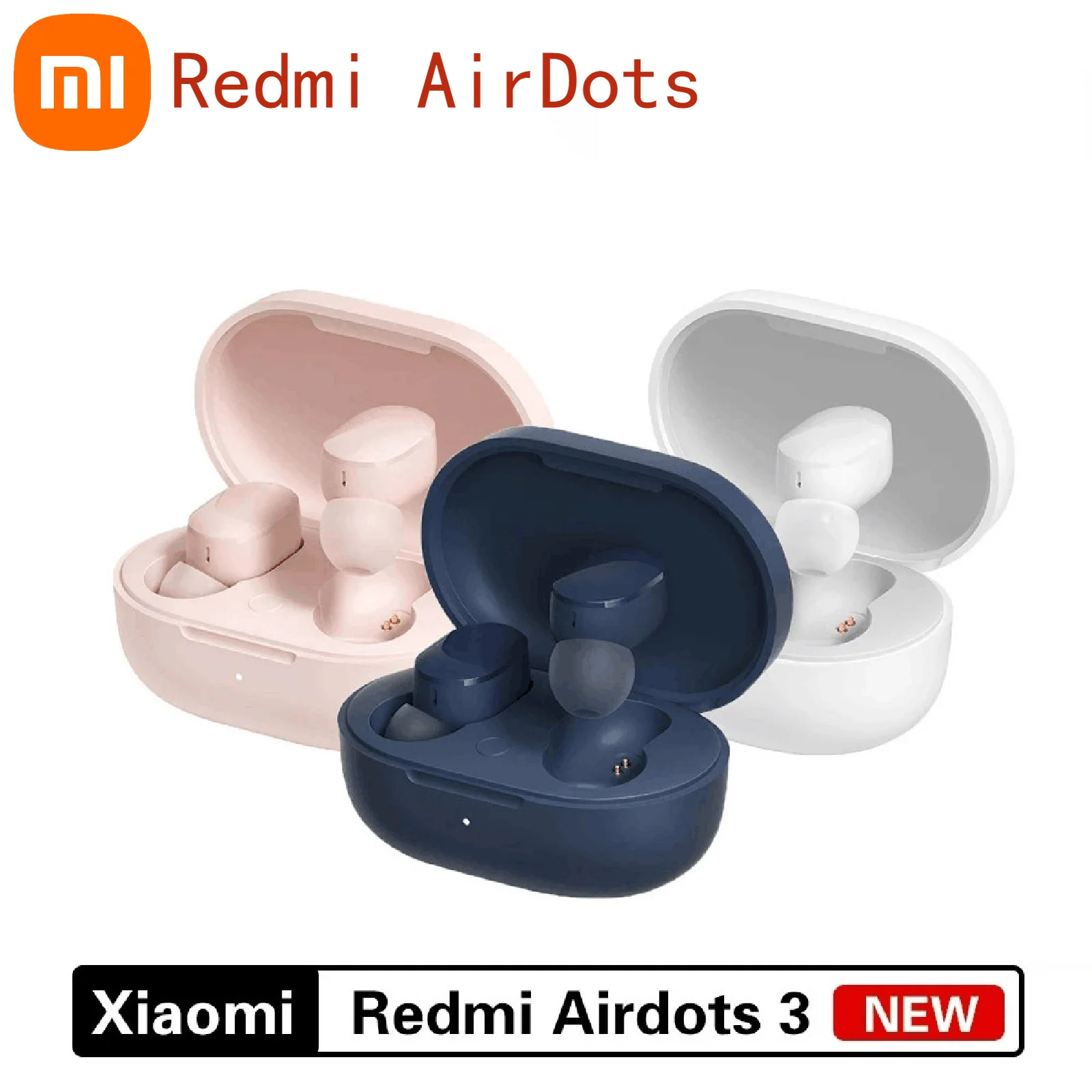 

Оригинальные новые беспроводные наушники Xiaomi Redmi AirDots 3, Bluetooth 5,2, настоящие наушники Mi, Беспроводные стереонаушники с сенсорным управлением (...
