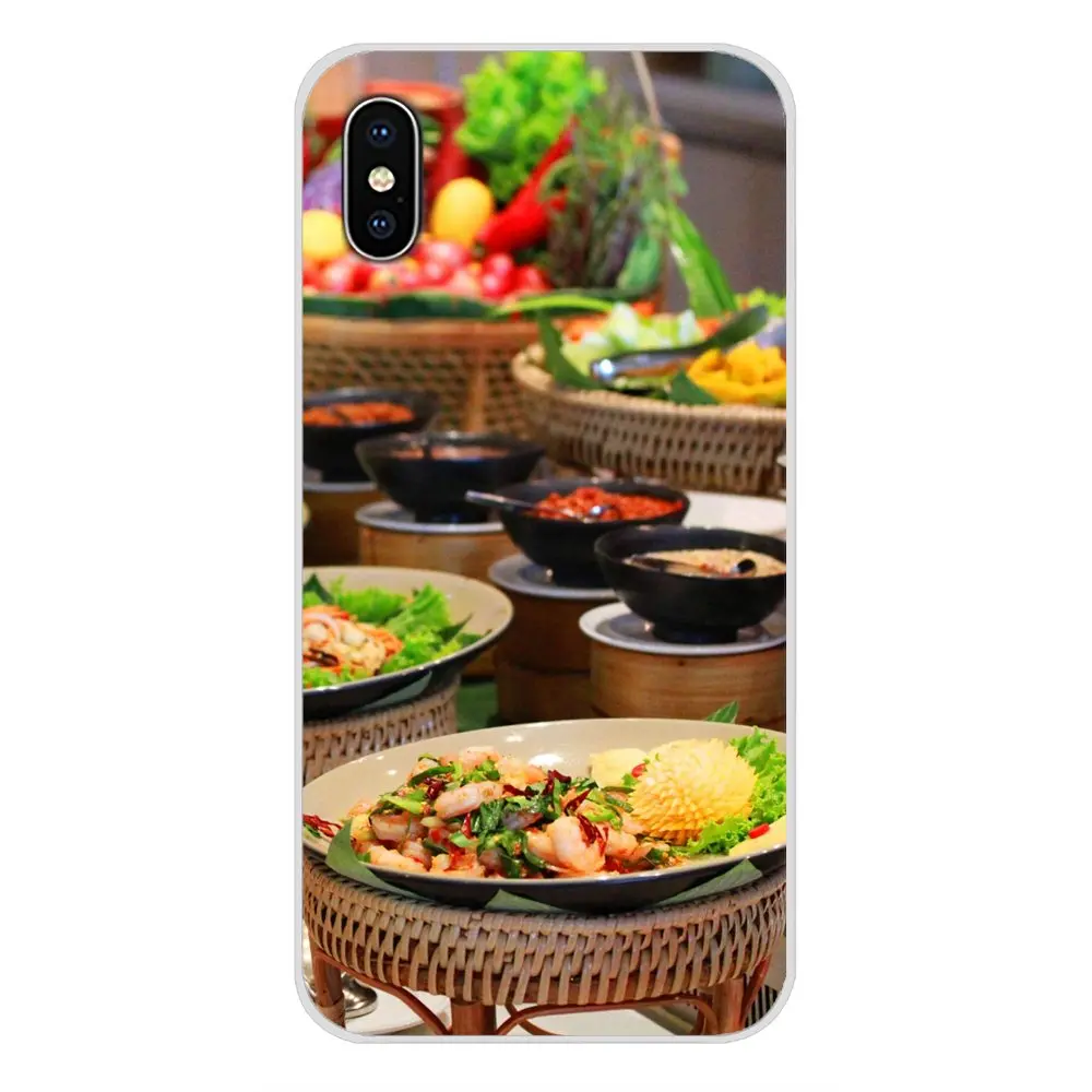 Для Samsung Galaxy S3 S4 S5 Mini S6 S7 Edge S8 S9 S10 Lite Plus Note 4 5 8 9 японская кухня суши еда мягкие