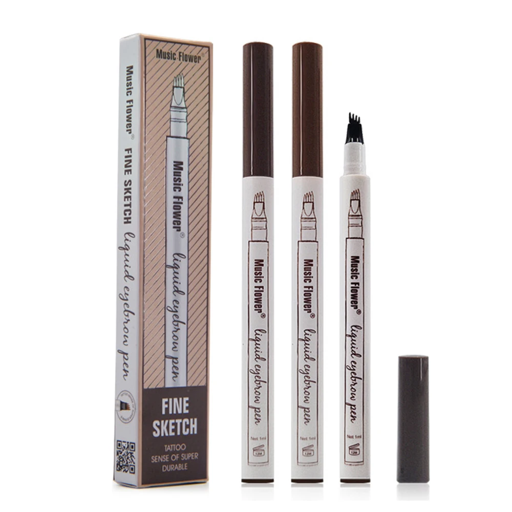 Иглы ручки для татуажа бровей микроблейдинг водостойкая вилка наконечник 3D