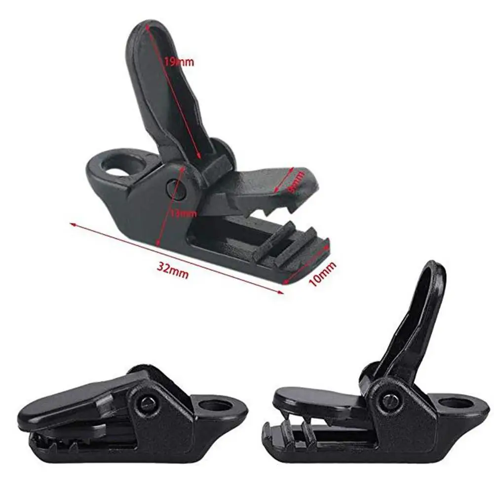 Палатка зажим Пластик защищенный крокодил ремень клип заколка Утконос Открытый