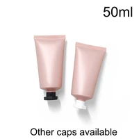 50ml matte pink squeeze empty plastic tube cleanser lotion container 50g frosted soft tube makeup packaging free shipping