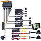 FEELDO 1 комплект, автомобильный 8 сенсоров s4-светодиодный CCD-камера3,5 