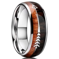 wangaiyao new arrow wood grain ring trend mens ring fashion personality alloy ring mens commemoration day creative gift jewelr