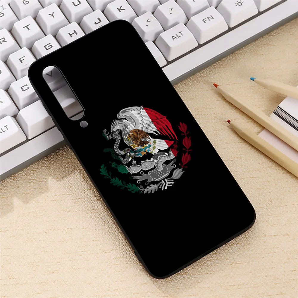 LS128 флаг Мексики черный мягкий чехол для Samsung A6 A7 A8 A9 A01 A02S A03S A10S A20S A30S A40S A50S A70 A11 A12 Plus