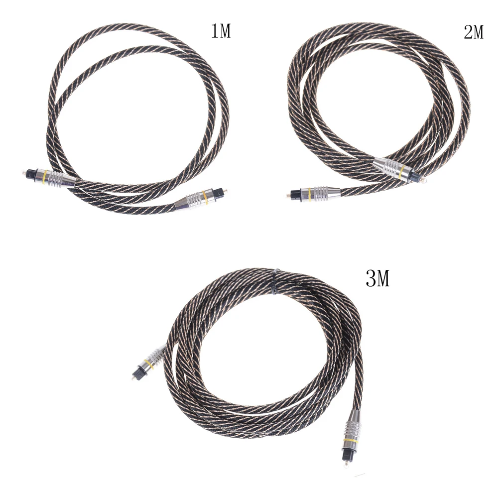 

Audio Cable Optical Fiber Toslink Male Optic Cable OD6.0 Toslink Male To Toslink Male For CD DVD SOUND BAR BluRay Player Digital