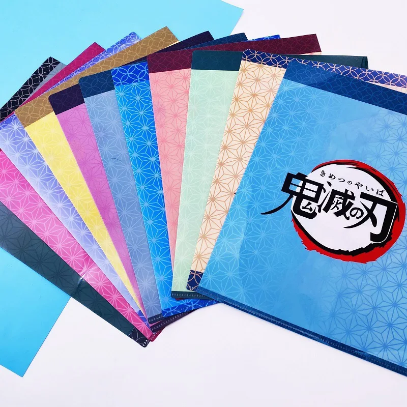 

Demon Slayer's Blade File Bag Folder Storage Bag File Bag Information Booklet Cartoon Animation Peripheral Same Style