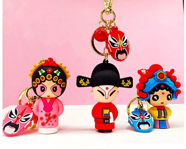 Китайский стильный брелок очень уникальное Пекинское кольцо для ключей