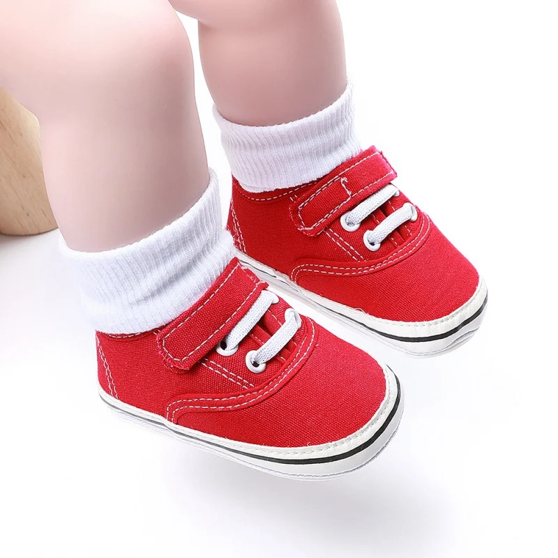 

Повседневная обувь для новорожденных, хлопковая нескользящая обувь для начинающих ходить детей 0-18 месяцев, с мягкой подошвой и ступенчатой...