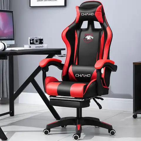 Игровой офисный стул WCG с латексной подушкой, компьютерный стул с Bluetooth, высококачественное кожаное кресло руководителя, Гоночное кресло LOL ...