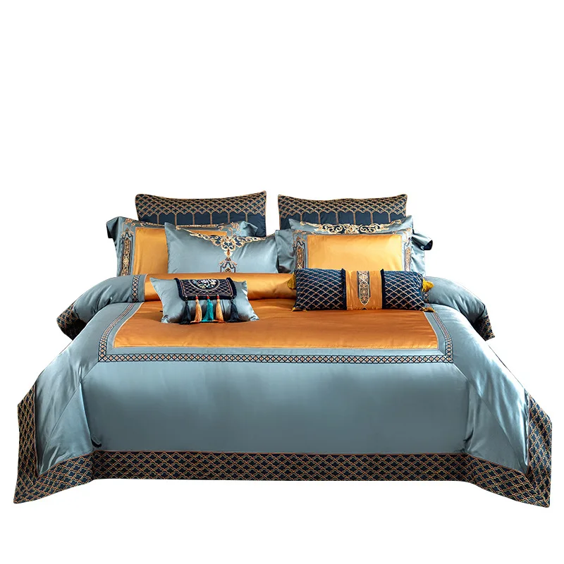 

Bedding Set Housse De Couette Camas Bed Jogo De Cama Ropa De Cama Conjunto Chinese Luxury and High Grade moet chandon