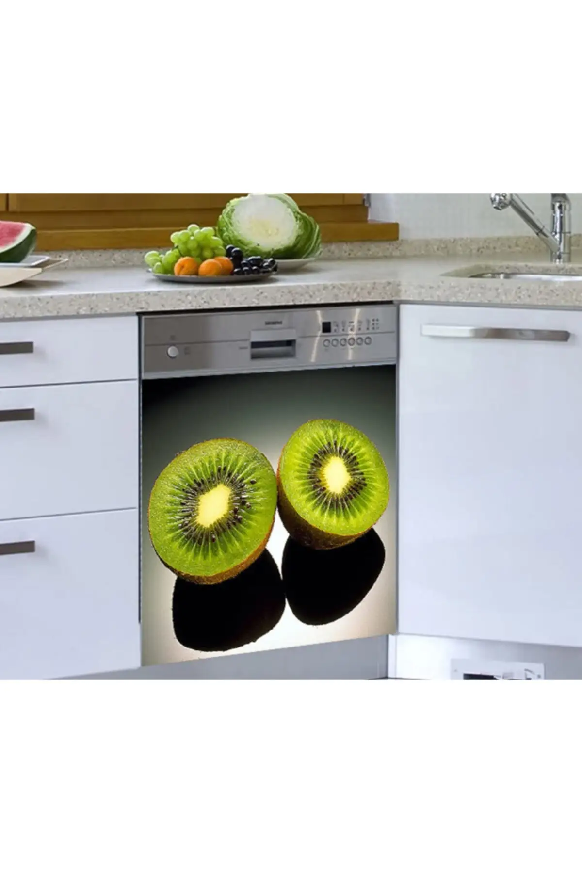 

Kiwi fruit Dish Machine Sticker