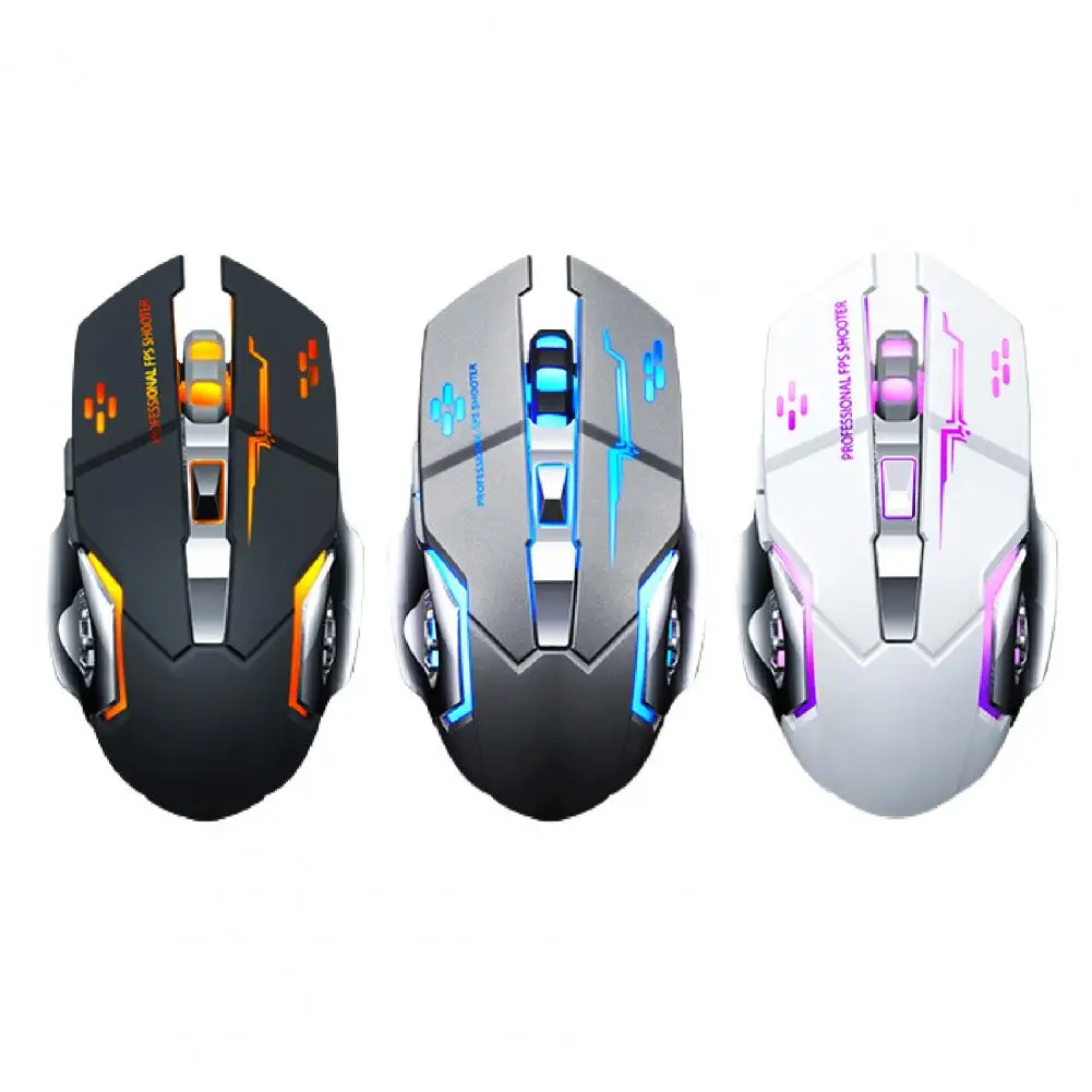 

Wireless bluetooth mouse gaming mouse four-speed 1600 dpi ergonomic 6-key RGB silent gaming mouse LED backlight gaming dedicated