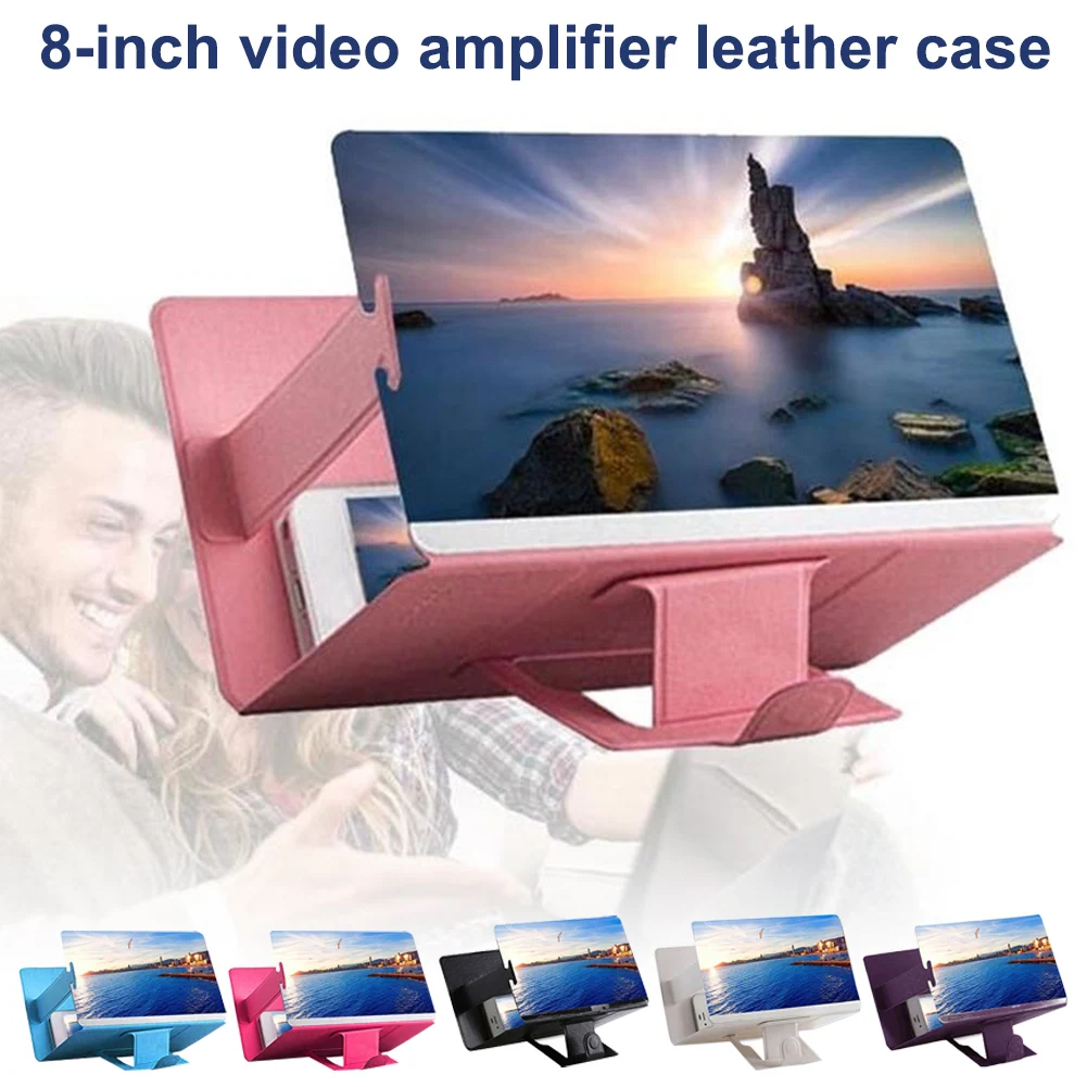 Мини проектор усилитель экрана телефона HD плеер видеоплеер подставка для