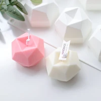 1pc rhombus ball silicone mold polygonal shape candle mold diy candle making mold soy wax candle soap mold cake mold baking tool