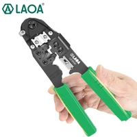 laoa 8p professional network pliers sk5 blade wire cutter networking cable crimping tool