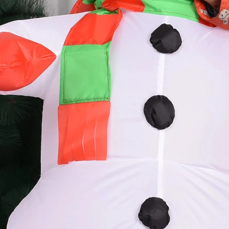 

LED Illuminated Inflatable Snowman Air Pump Night Lamp Christmas Decoration Giant Santa Claus Xmas Props Decor