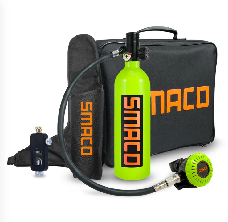 

The new underwater diving 20 minutes S400 + rotatable joint 1L + handbag, diving respirator