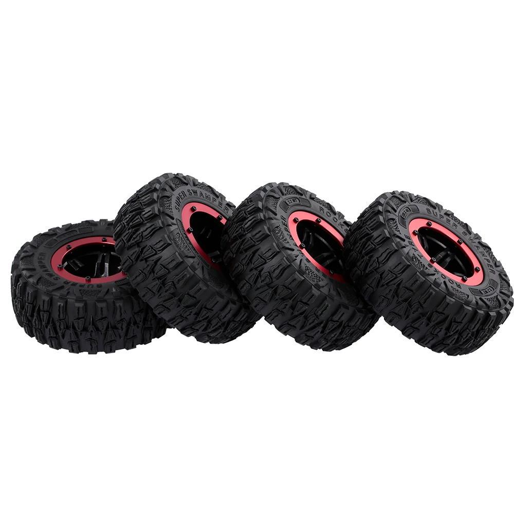 Для 1/10 Traxxas HSP Redcat RC4WD Tamiya Axial SCX10 D90 HPI RC Гусеничный 4 шт. 2 дюйма колеса автомобиля